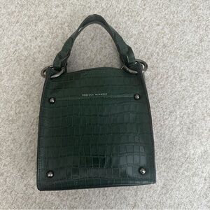 Rebecca Minkoff Green Mini Tote Crossbody Purse